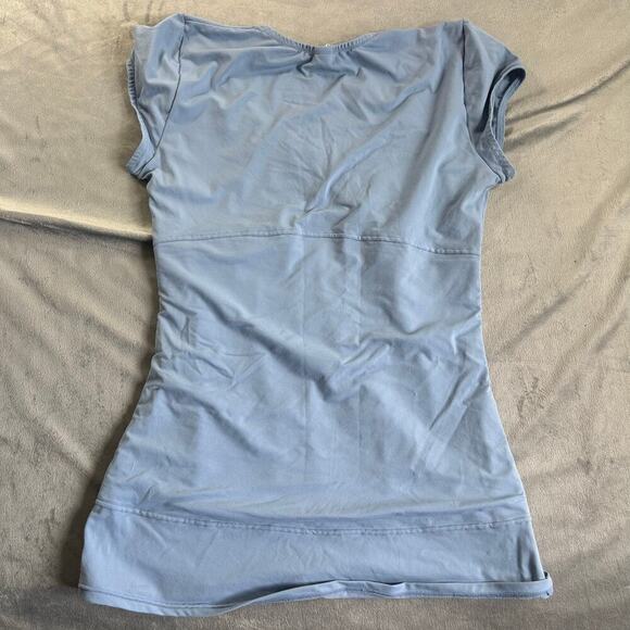 Flexees Women's T-shirt style Shapewear Blue size M - Picture 2 of 4